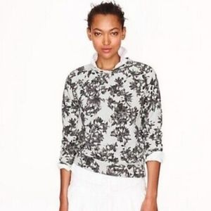 J. Crew Photo Floral Sweatshirt